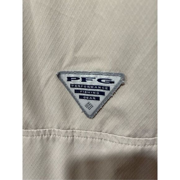 Columbia Omni-Shade UV Protection Tan Sand Performance Fishing Gear XL - Picture 9 of 14
